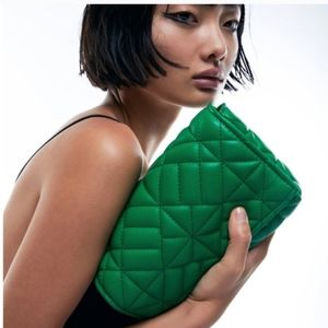 ZARA QUILTED CHAIN STRAP SHOULDER BAG